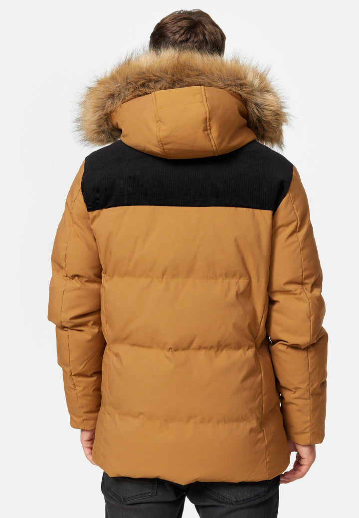 Indicode Herren Hexyl Winterparka mit Kapuze - INDICODE
