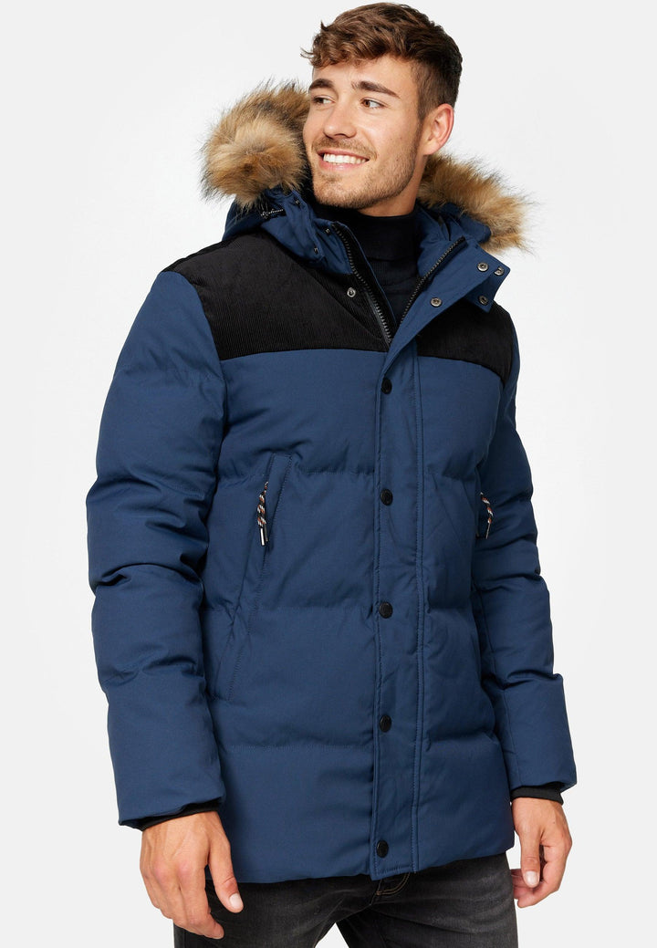 Indicode Herren Hexyl Winterparka mit Kapuze - INDICODE