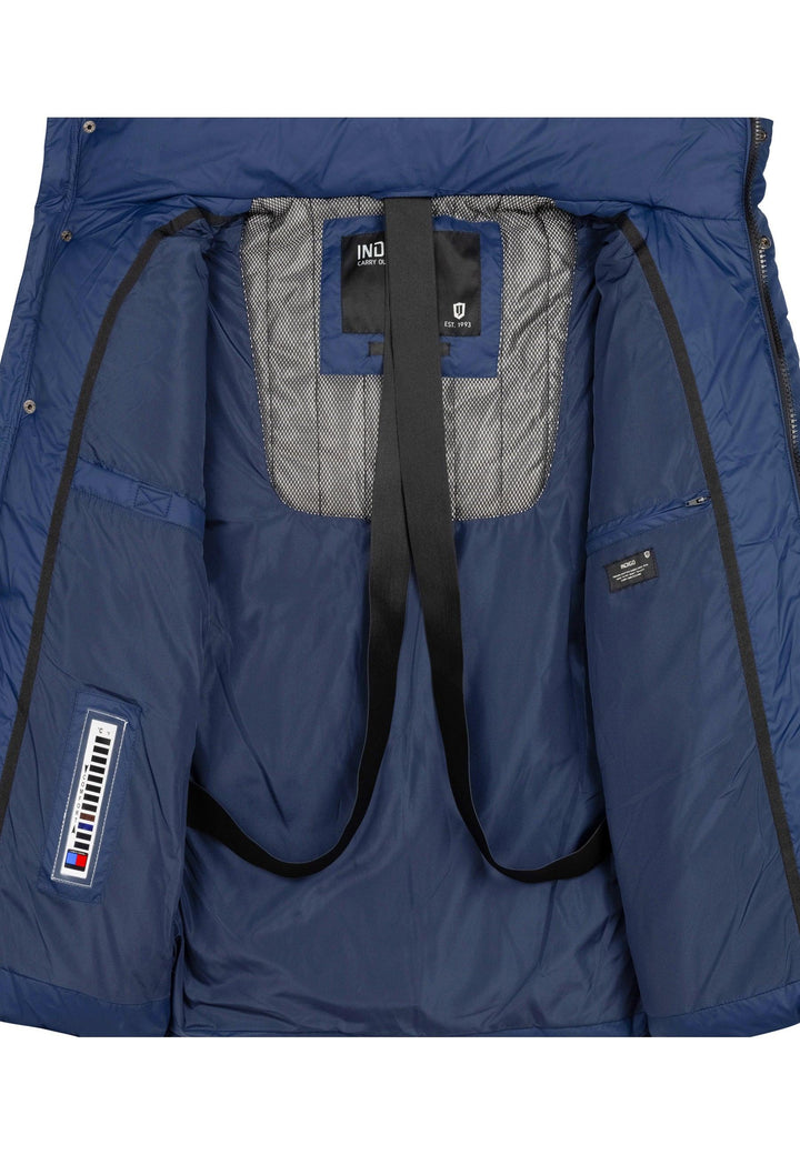 Indicode Herren Lanse Winterjacke in Daunenjacken-Optik mit Stehkragen - INDICODE