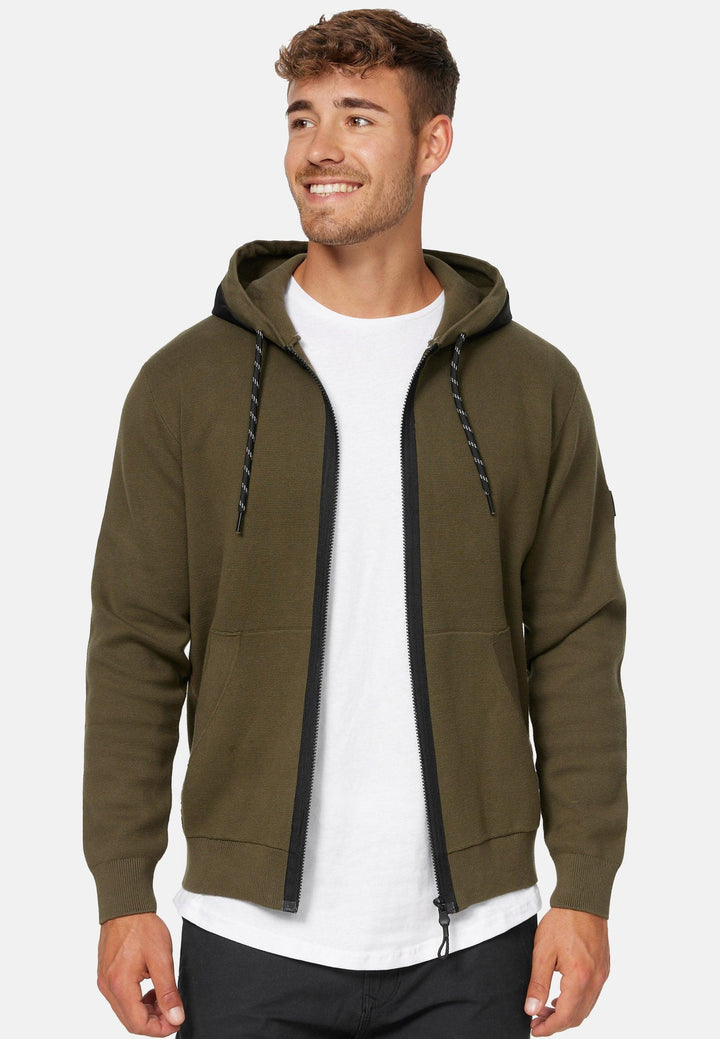 Indicode Herren Reilly Sweatjacke mit Kapuze - INDICODE