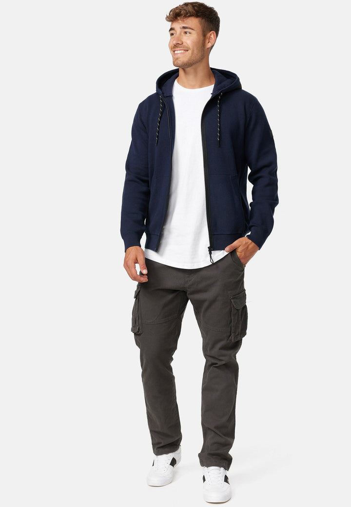 Indicode Herren Reilly Sweatjacke mit Kapuze - INDICODE