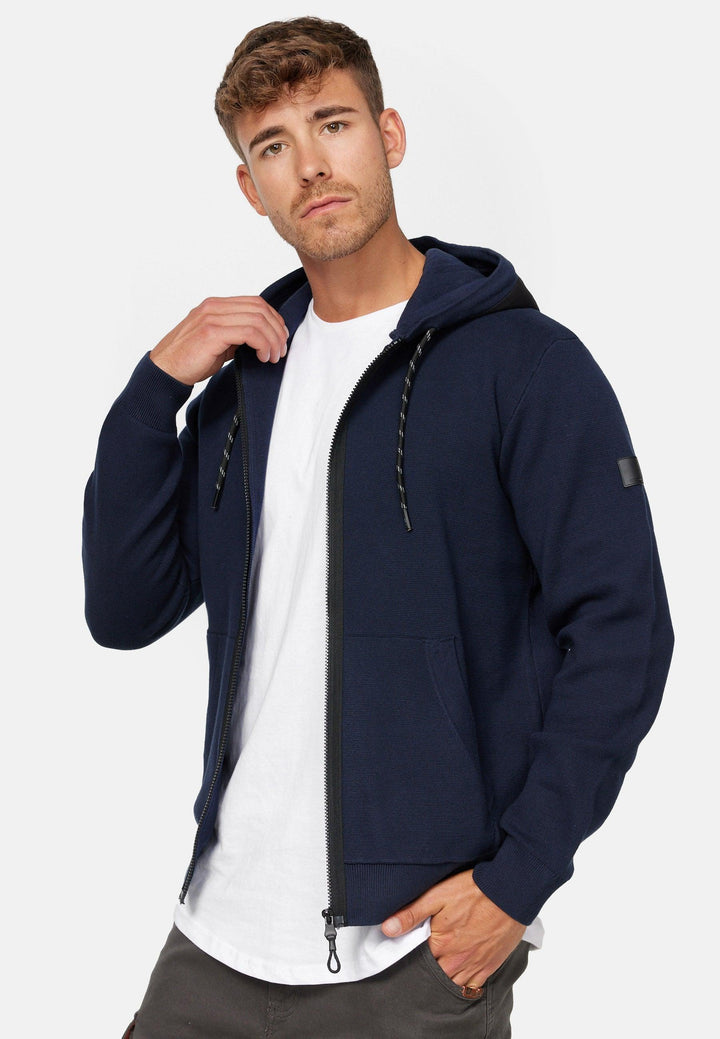 Indicode Herren Reilly Sweatjacke mit Kapuze - INDICODE