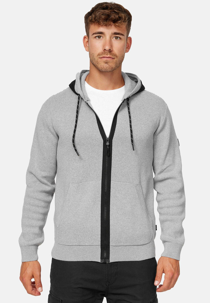 Indicode Herren Reilly Sweatjacke mit Kapuze - INDICODE