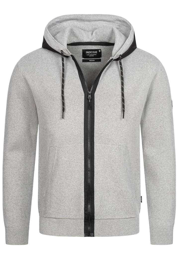 Indicode Herren Reilly Sweatjacke mit Kapuze - INDICODE