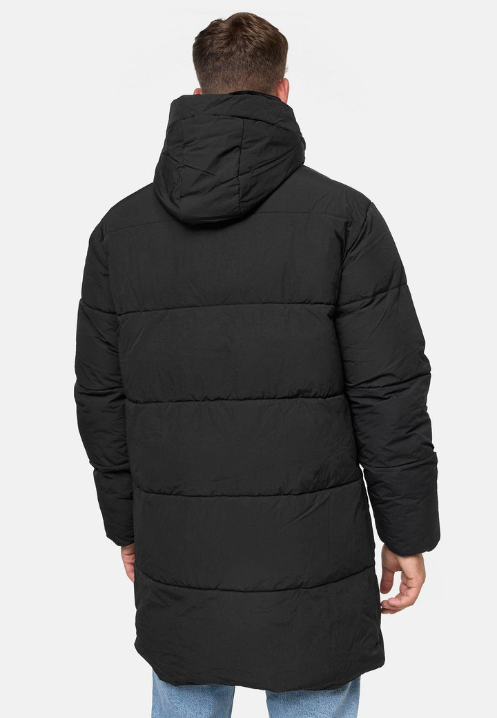 Indicode Herren Dexter Winterjacke in Daunenjacken-Optik mit Kapuze - INDICODE