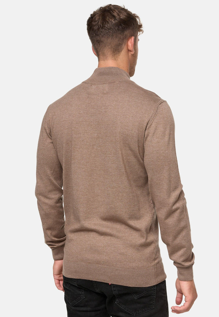 Indicode Herren Gore Pullover aus 80% Baumwolle mit Stehkragen - INDICODE