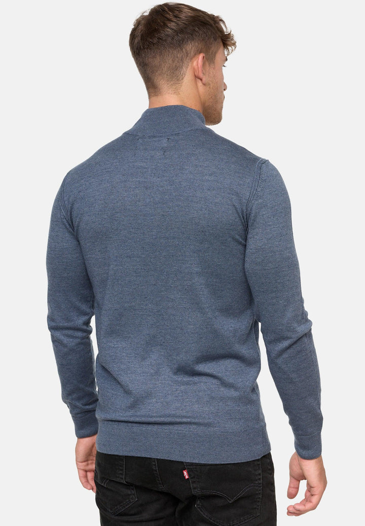 Indicode Herren Gore Pullover aus 80% Baumwolle mit Stehkragen - INDICODE
