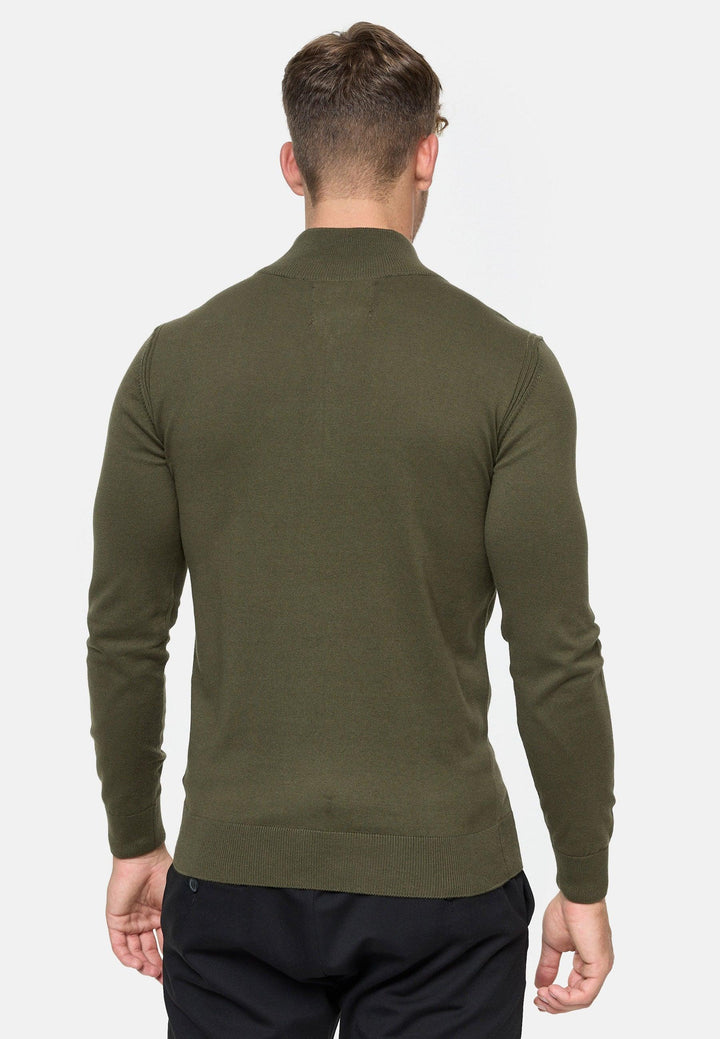 Indicode Herren Gore Pullover aus 80% Baumwolle mit Stehkragen - INDICODE