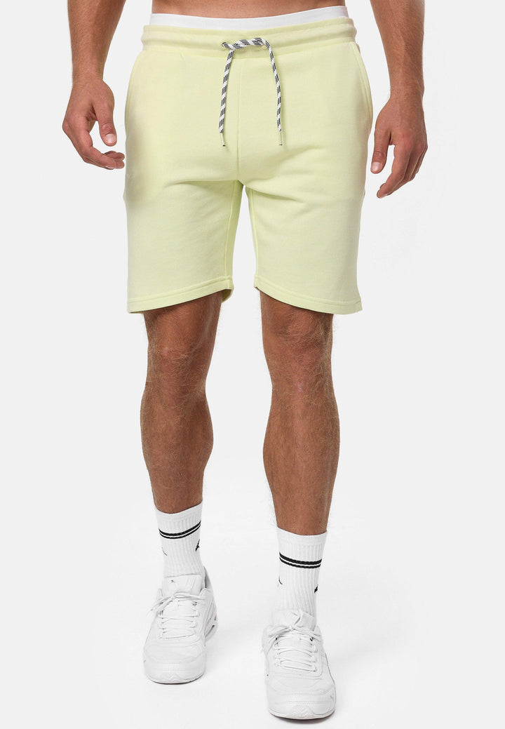 Indicode Herren Yates Sweatshorts mit Kordelzug und 3 Taschen - INDICODE