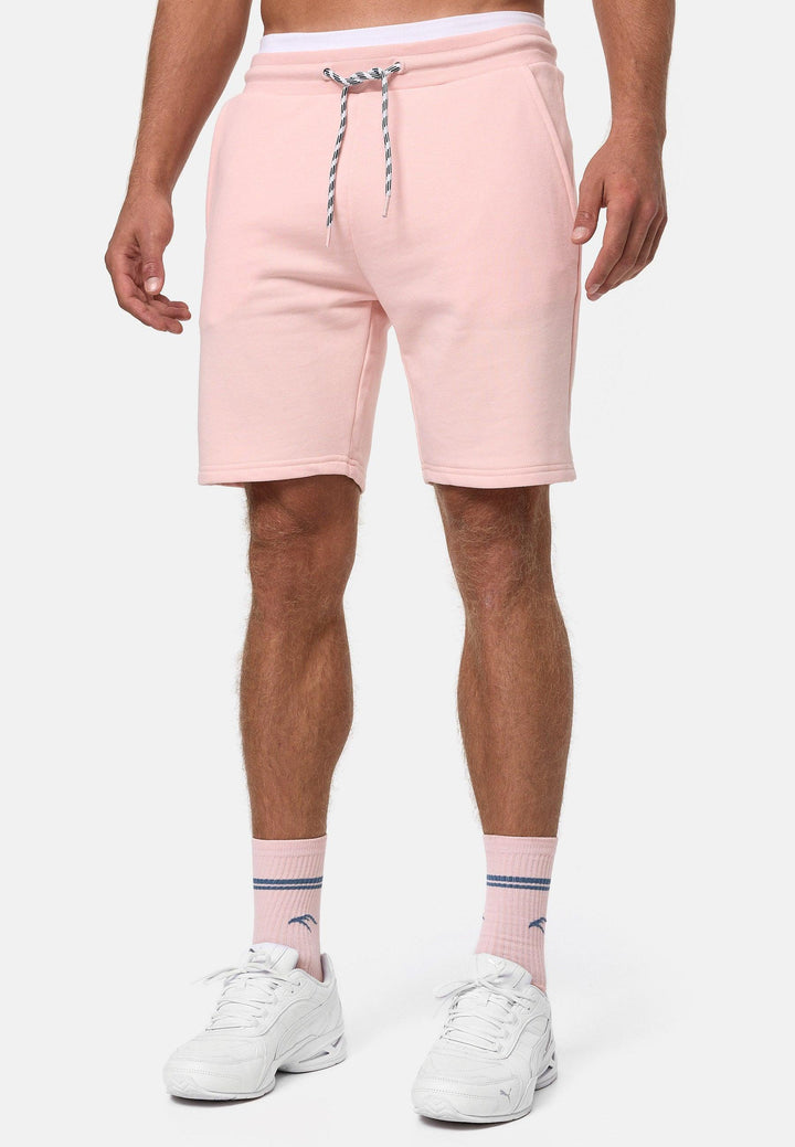 Indicode Herren Yates Sweatshorts mit Kordelzug und 3 Taschen - INDICODE