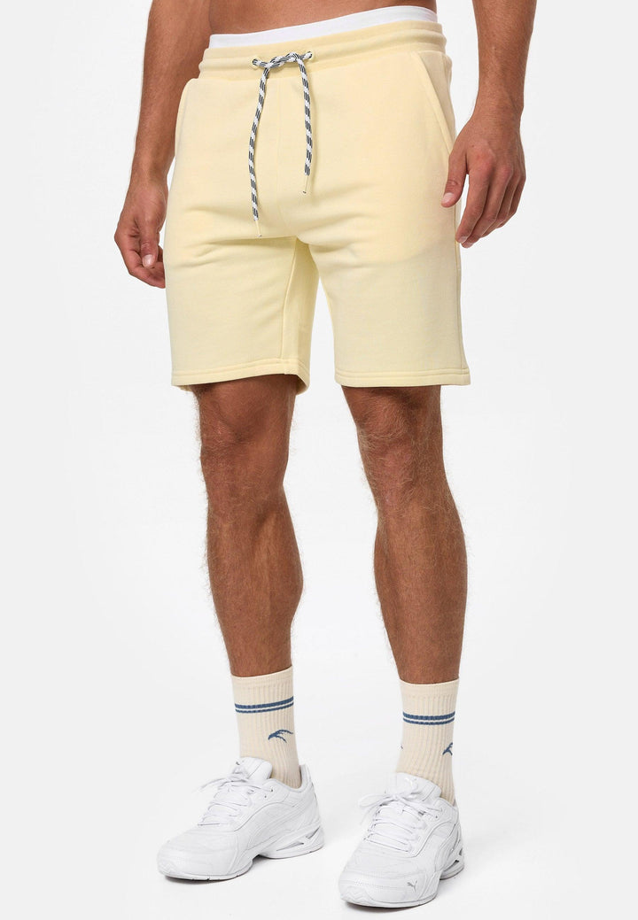 Indicode Herren Yates Sweatshorts mit Kordelzug und 3 Taschen - INDICODE
