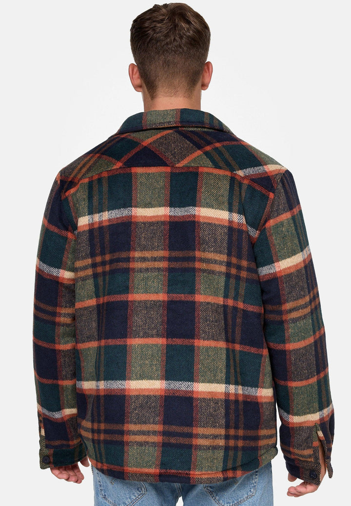 Indicode Herren Spin Langarmhemd Übergangsjacke gefüttert - INDICODE