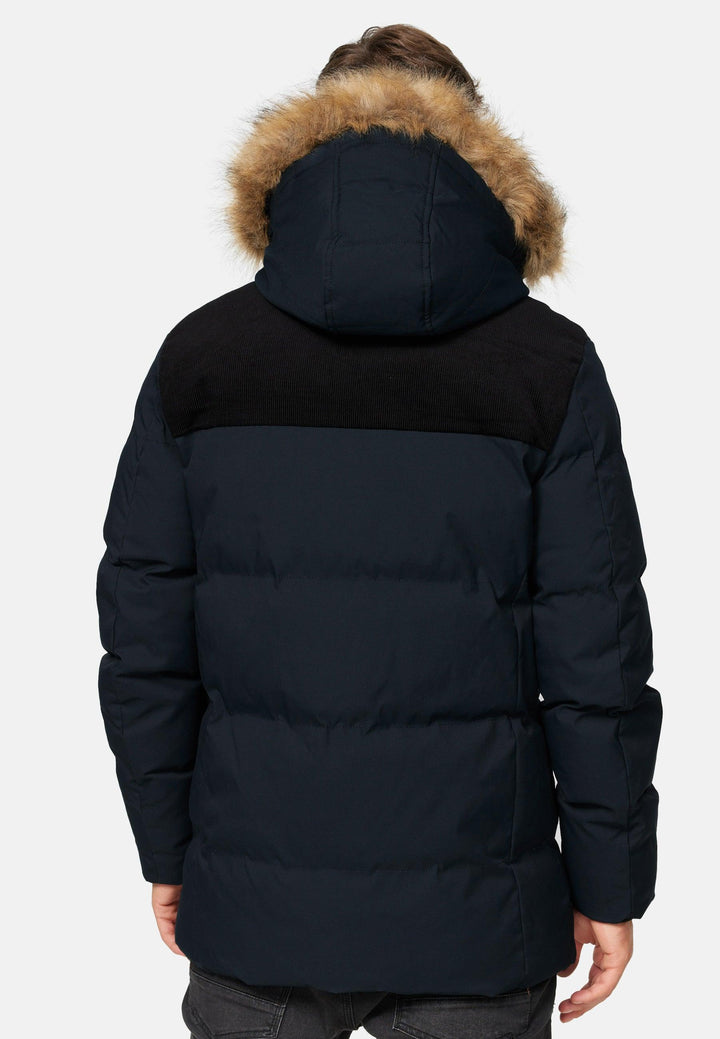 Indicode Herren Hexyl Winterparka mit Kapuze - INDICODE