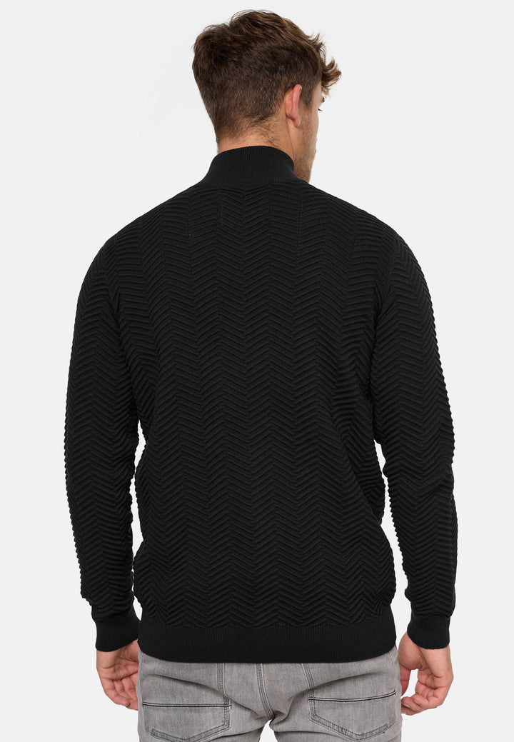 Indicode Herren Lexson Strickjacke mit Stehkragen - INDICODE