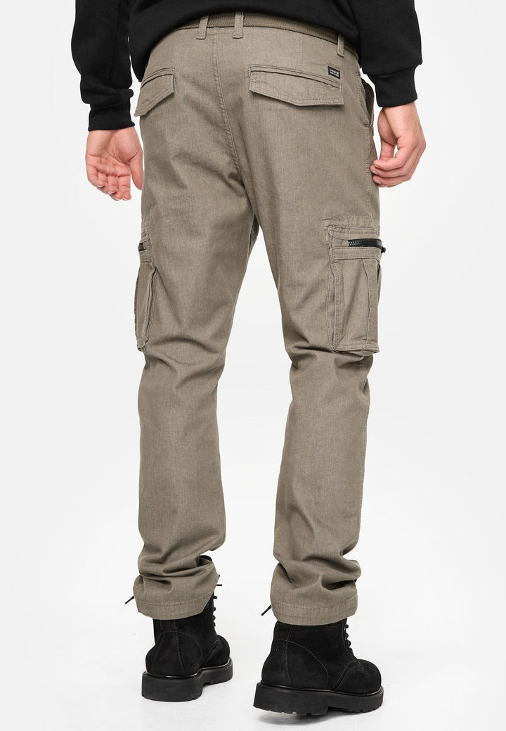 Indicode Herren Analia Cargohose aus Baumwolle mit 6 Taschen - INDICODE