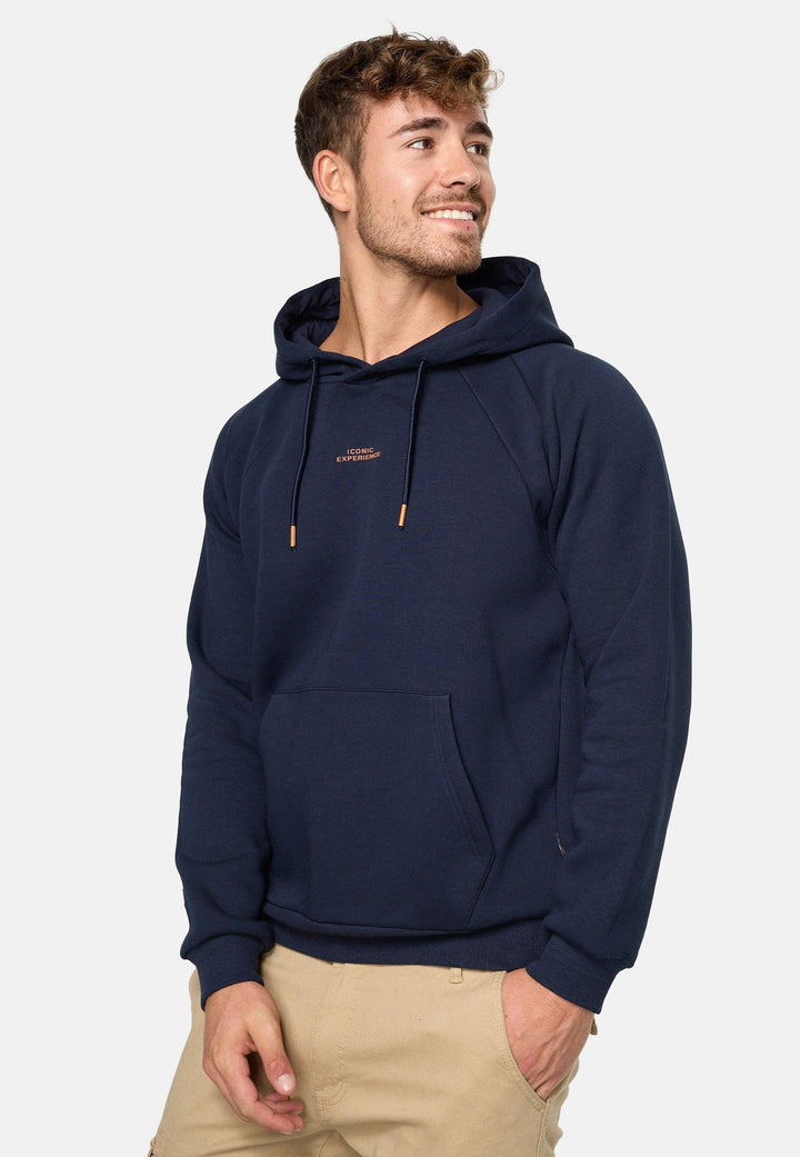 Indicode Herren Virginia Sweatshirt mit Kapuze | Hoodie Kapuzenpullover für Männer - INDICODE