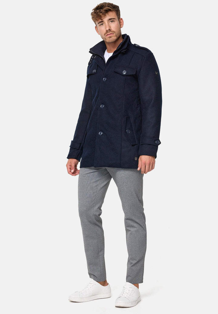 Indicode Herren Brandon Kurzmantel mit Stehkragen - INDICODE