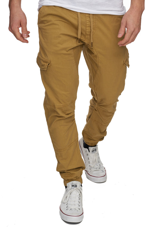 Indicode Herren Levy Cargohose aus Baumwolle mit 6 Taschen