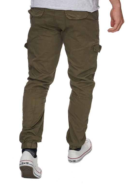 Indicode Men's Levy Cotton 6 Pocket Cargo Trousers