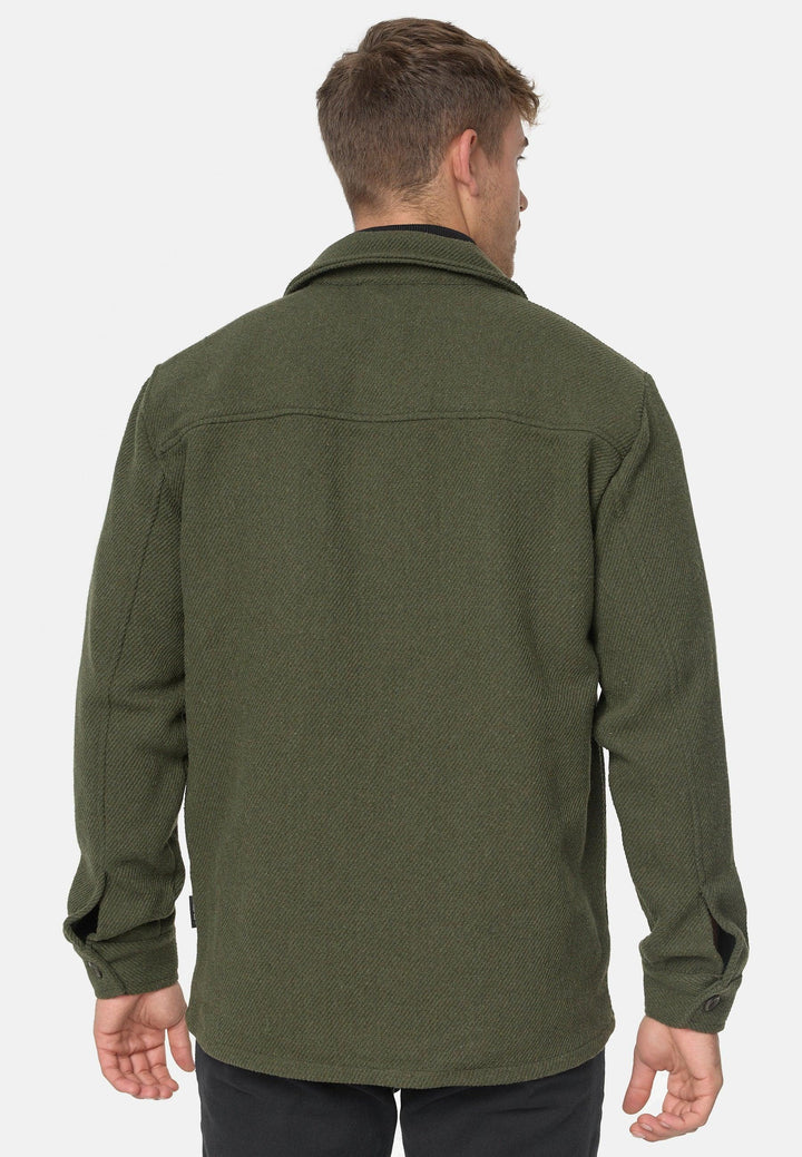 Indicode Herren Thanasis Übergangsjacke mit Knopfleiste | Herrenjacke - INDICODE