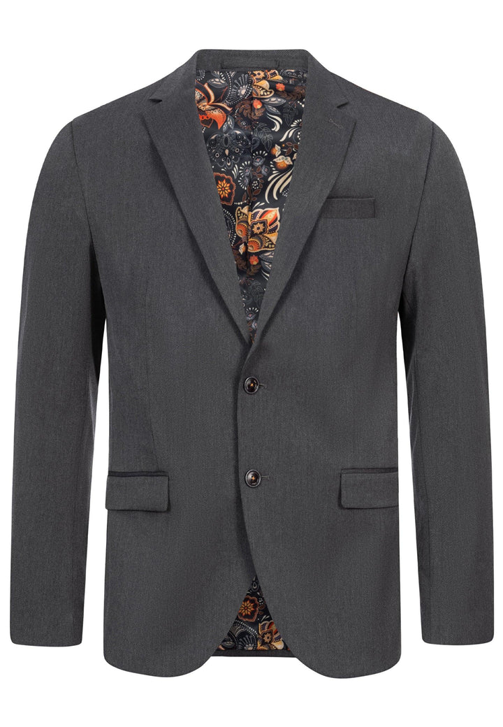 Jeff Herren George Plain Blazer mit Stretch | klassisches Sakko Herrenjackett - INDICODE