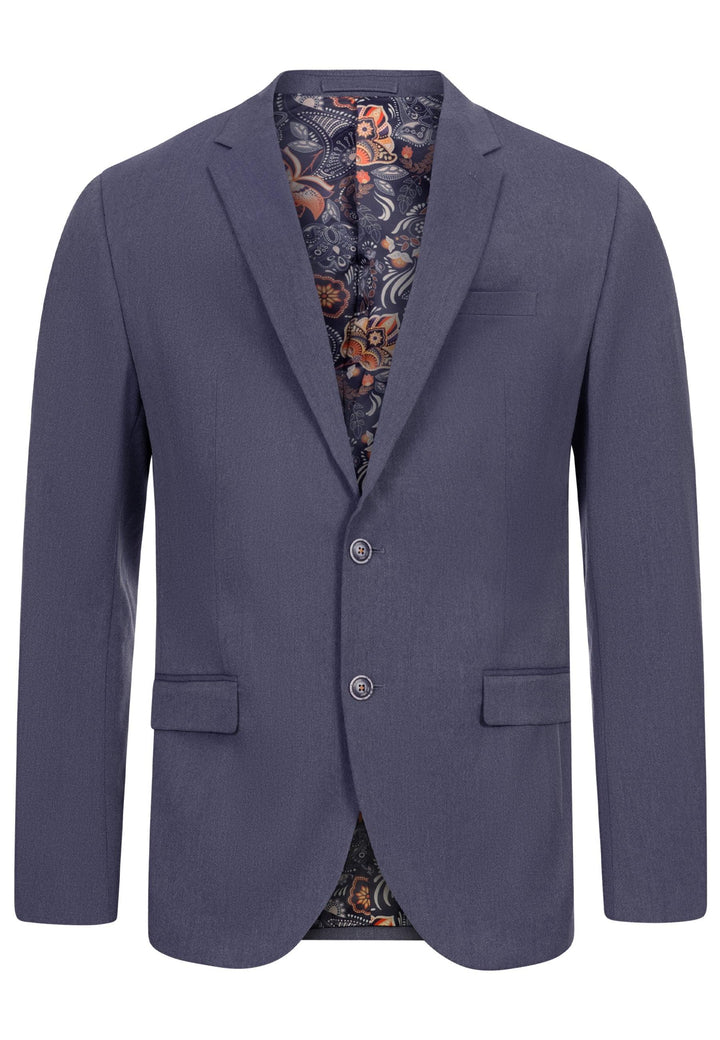 Jeff Herren George Plain Blazer mit Stretch | klassisches Sakko Herrenjackett - INDICODE