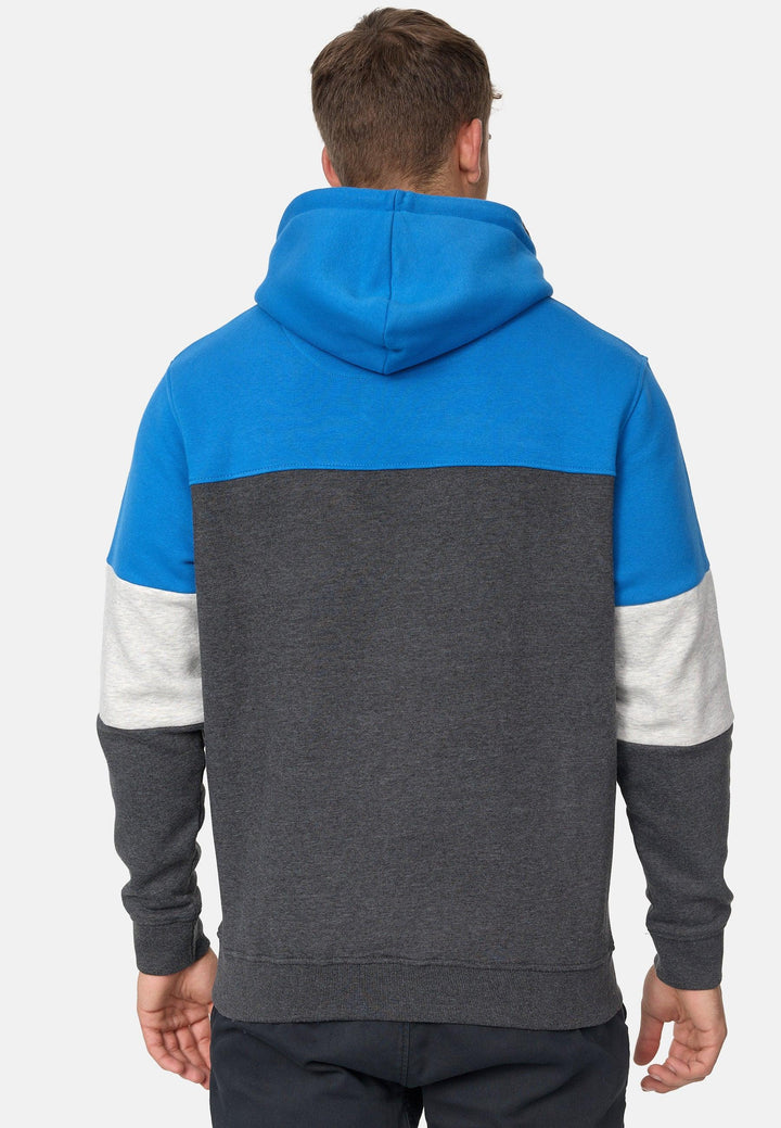 Indicode Herren Olson Sweatshirt mit Kapuze in Kontrastfarben - INDICODE