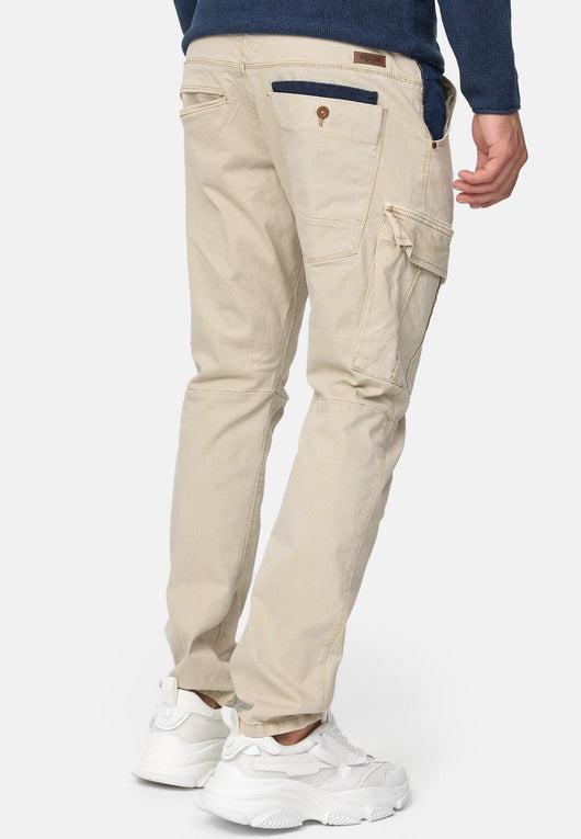 Indicode Men's Rayane 8 Pocket Cotton Cargo Pants