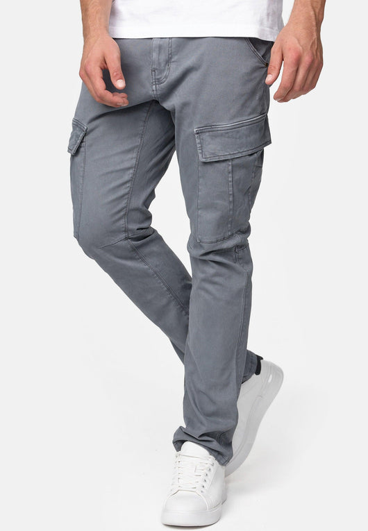 Indicode Men's Rayane 8 Pocket Cotton Cargo Pants