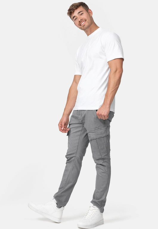 Indicode Men's Rayane 8 Pocket Cotton Cargo Pants