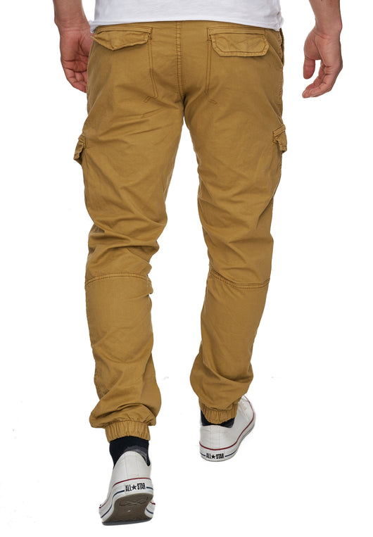 Indicode Men's Levy Cotton 6 Pocket Cargo Trousers