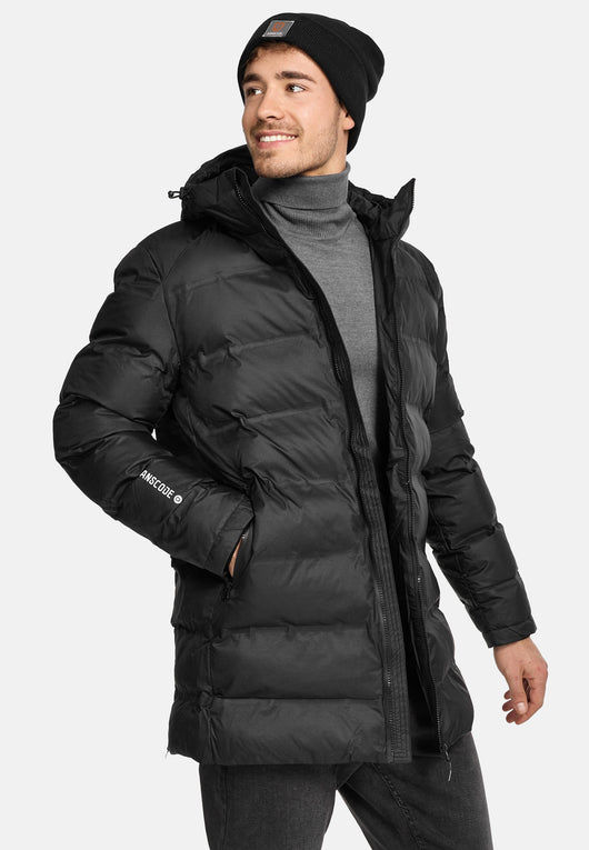 Indicode Men's Parkkish Hooded Winter Parka