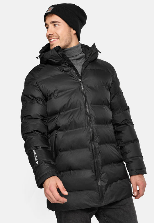 Indicode Men's Parkkish Hooded Winter Parka