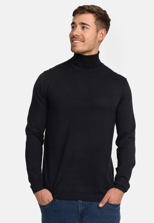 Jeff Herren Malcolm Feinstrickpullover mit Rollkragen