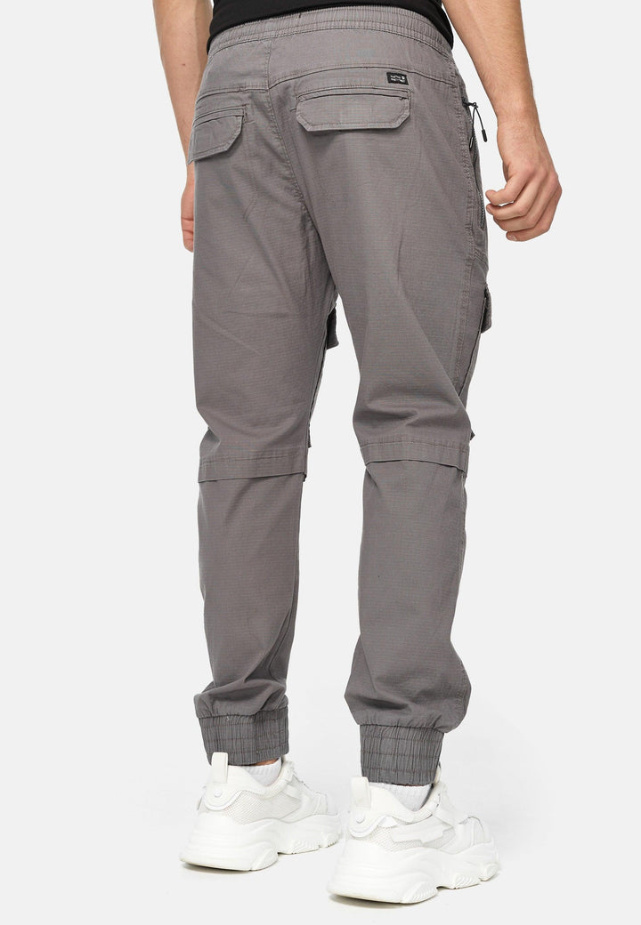 Indicode Herren Dennis Cargohose aus 98% Baumwolle mit 6 Taschen - INDICODE