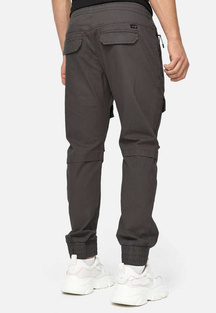 Indicode Herren Dennis Cargohose aus 98% Baumwolle mit 6 Taschen - INDICODE