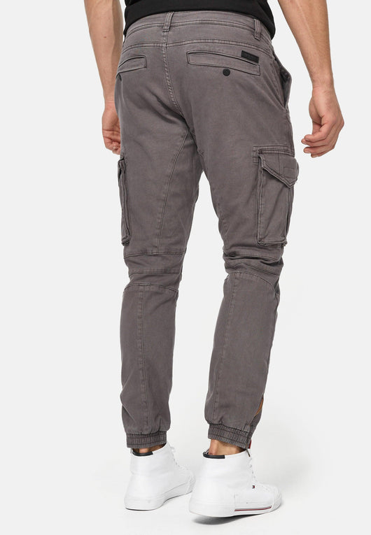 Indicode Men's Hawkins 98% Cotton Stretch Cargo Pants