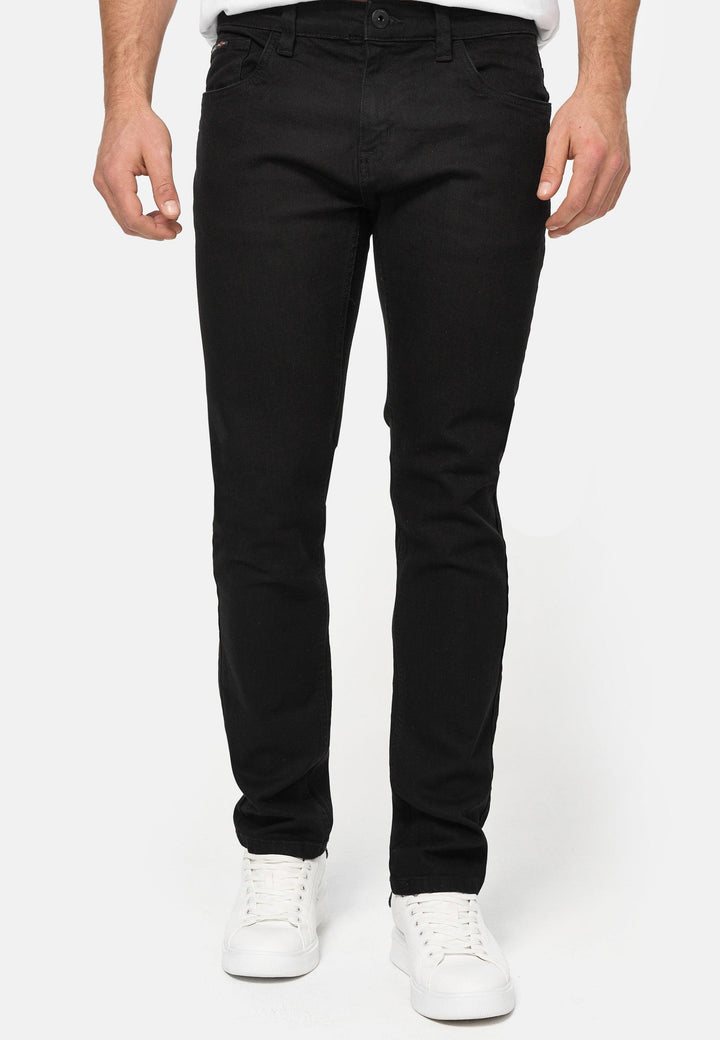 Indicode Herren Texas Jeanshose aus Baumwoll-Mischung mit Stretch-Anteil - INDICODE