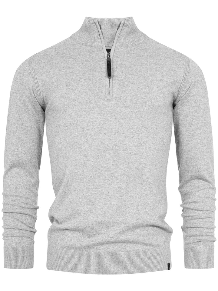 Indicode Herren Gore Pullover aus 80% Baumwolle mit Stehkragen - INDICODE