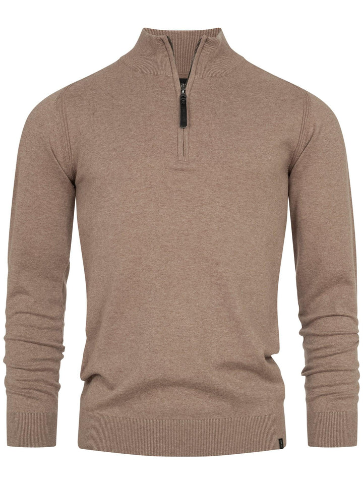 Indicode Herren Gore Pullover aus 80% Baumwolle mit Stehkragen - INDICODE