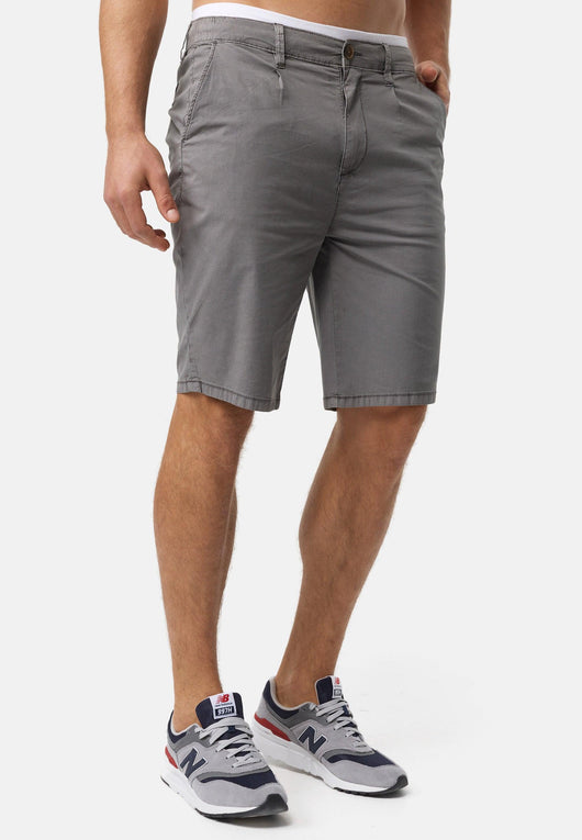 Indicode Herren INSan Shorts mit 4 Taschen inkl. Gürtel aus 98% Baumwolle - INDICODE