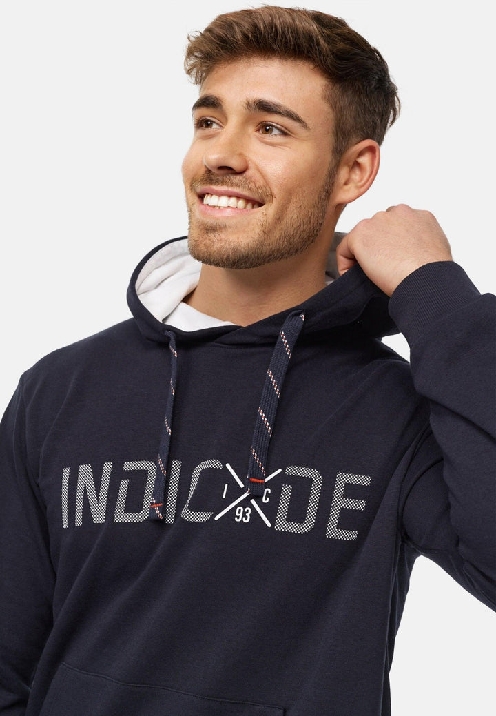 Indicode Herren Lizzo Sweatshirt mit Kapuze | Hoodie Kapuzenpullover für Männer - INDICODE