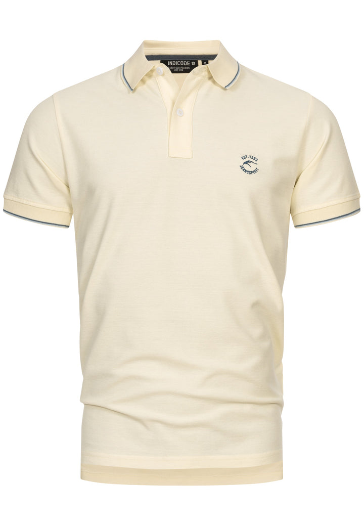 Indicode Herren Wallo Poloshirt aus 100% Baumwolle - INDICODE