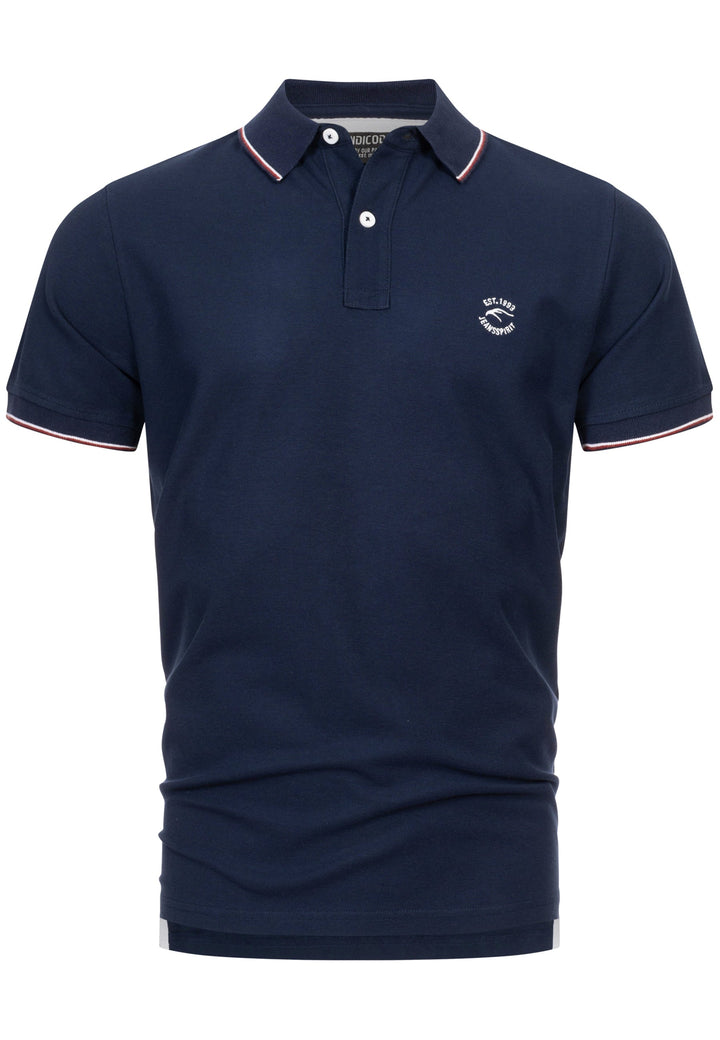 Indicode Herren Wallo Poloshirt aus 100% Baumwolle - INDICODE