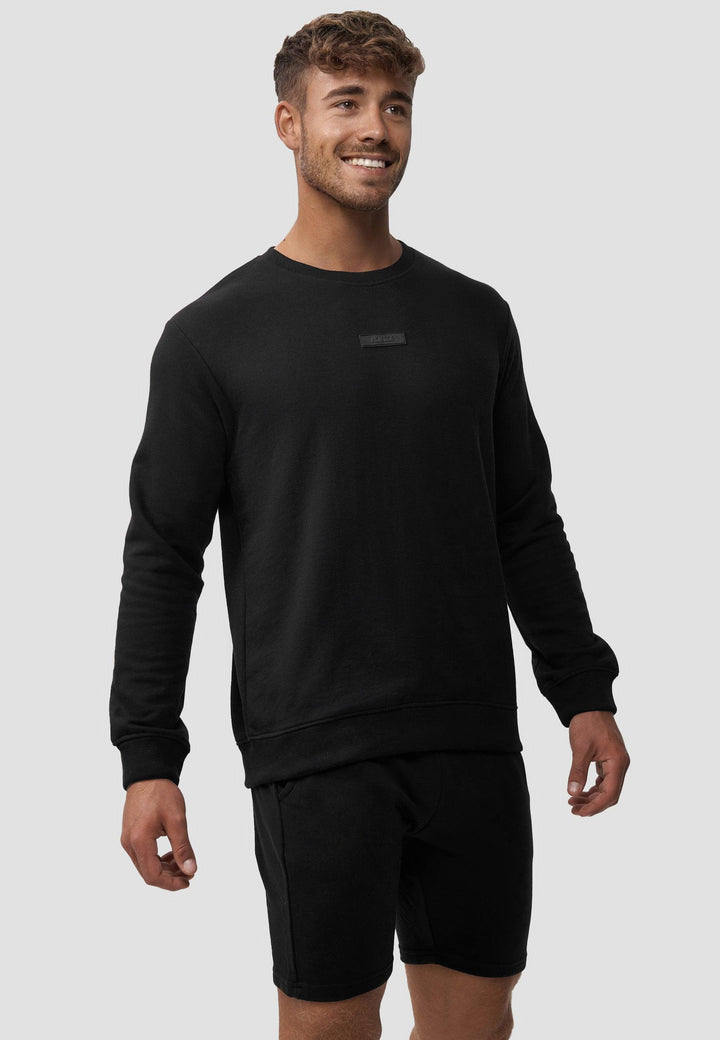 Indicode Herren Baxter Sweatshirt mit Ripp-Bündchen aus Baumwoll-Mix