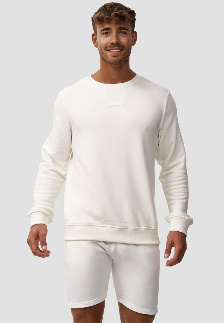 Indicode Herren Baxter Sweatshirt mit Ripp-Bündchen aus Baumwoll-Mix