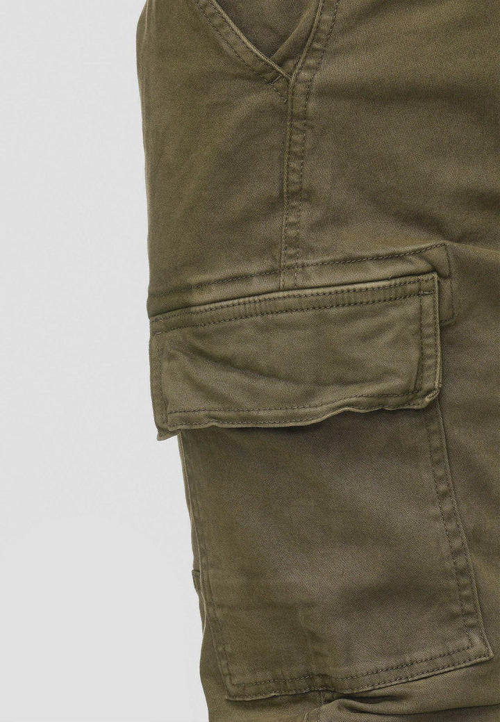 Indicode Herren August Cargohose aus Baumwolle mit 6 Taschen