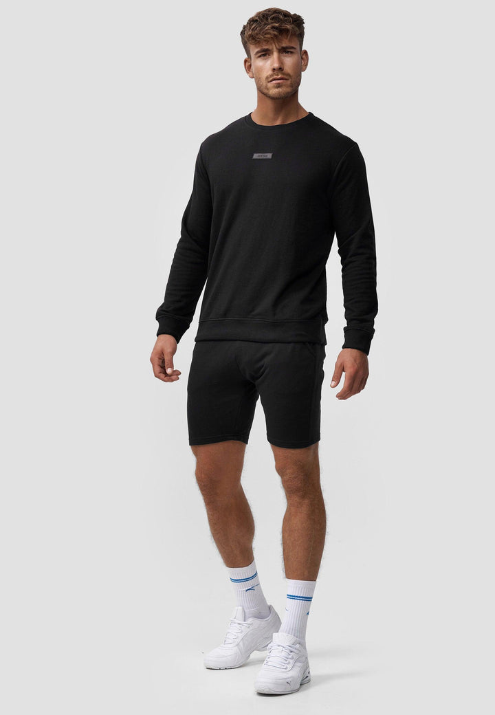Indicode Herren Baxter Sweatshirt mit Ripp-Bündchen aus Baumwoll-Mix
