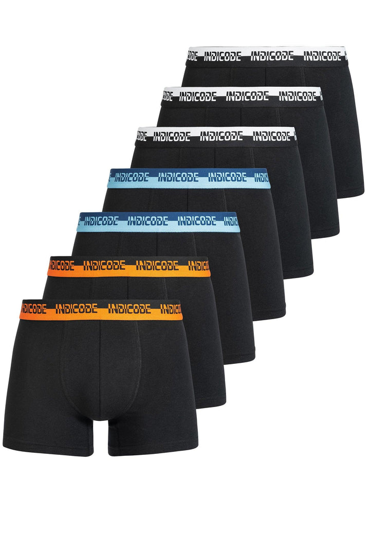 Indicode Herren Copenhagen 7er Pack Boxershorts aus 95% Baumwolle - INDICODE