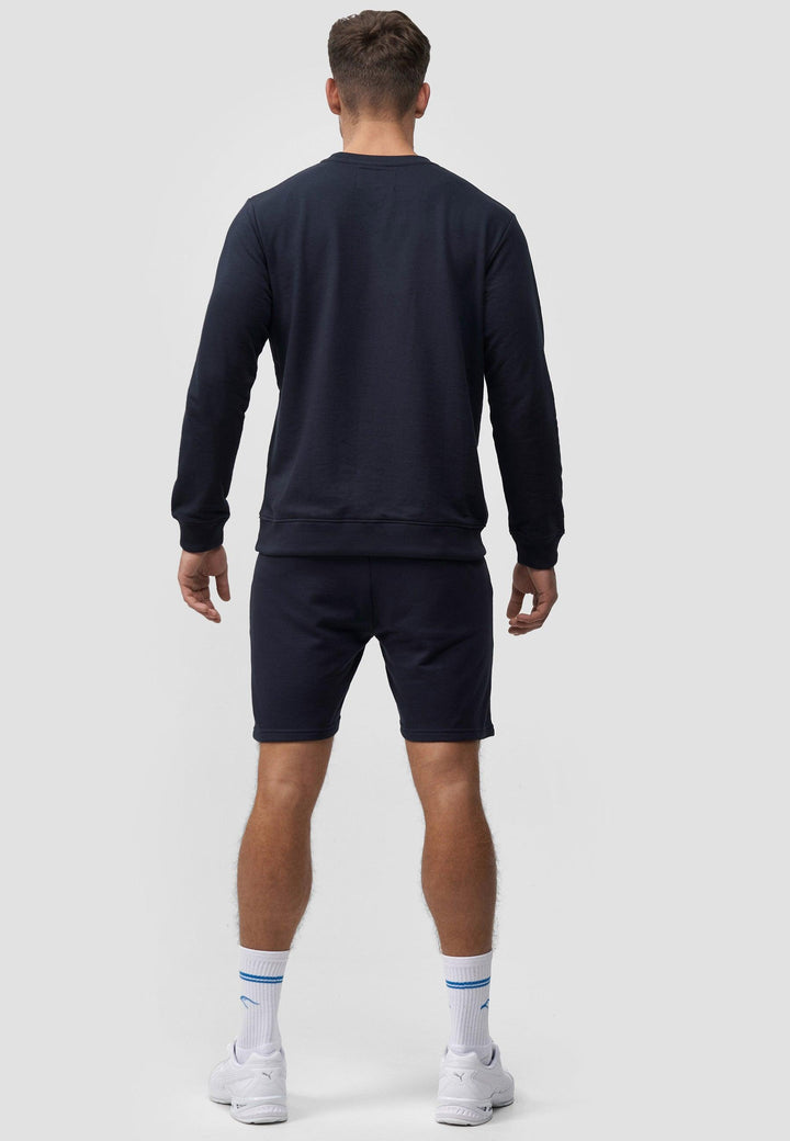 Indicode Herren Baxter Sweatshirt mit Ripp-Bündchen aus Baumwoll-Mix